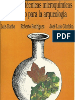 (Barba Et Al, 1991) Manual de Tecnicas Microquimicas de Campo Para Arqueologia