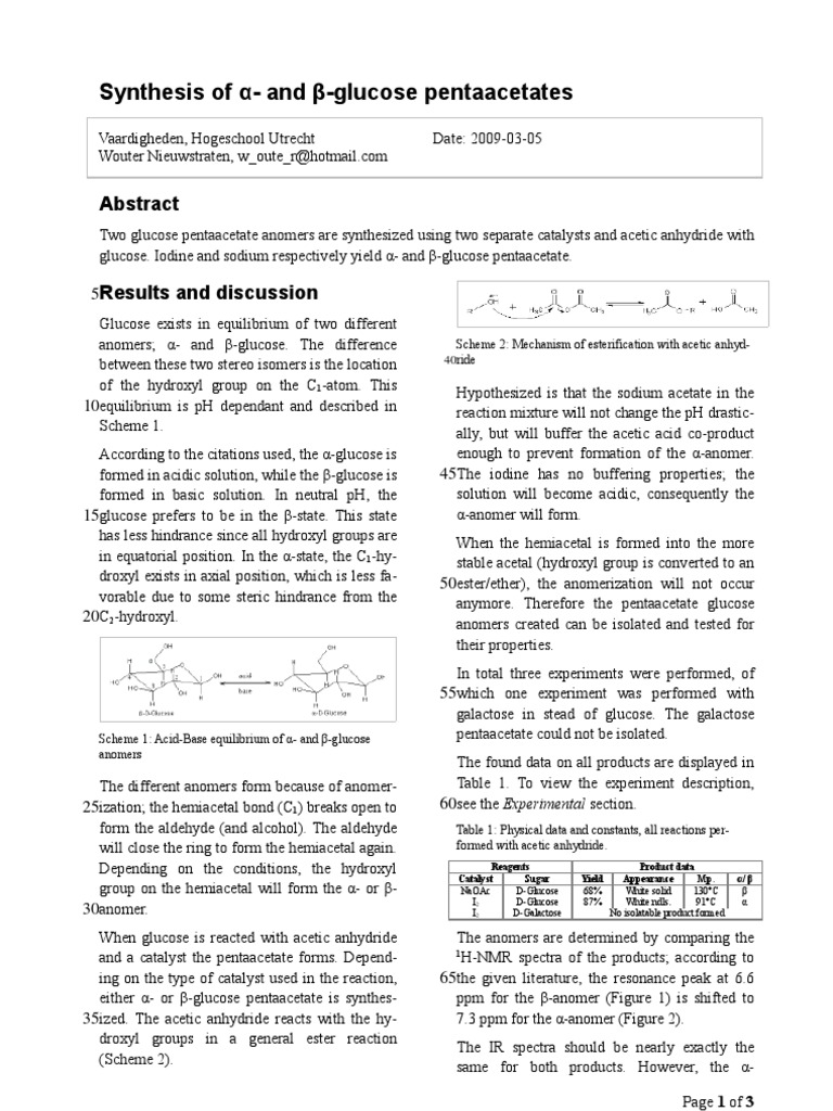 Infrared Spectra of Mixtures of α- and β-D-Glucose Pentaacetate | Science, image size:768x1024