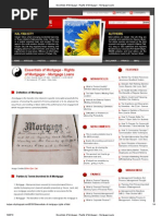 Essentials of Mortgage - Rights of Mortgagor - Mortgage Loans