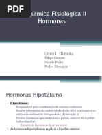 Hormonas hipotalamo-hipofise