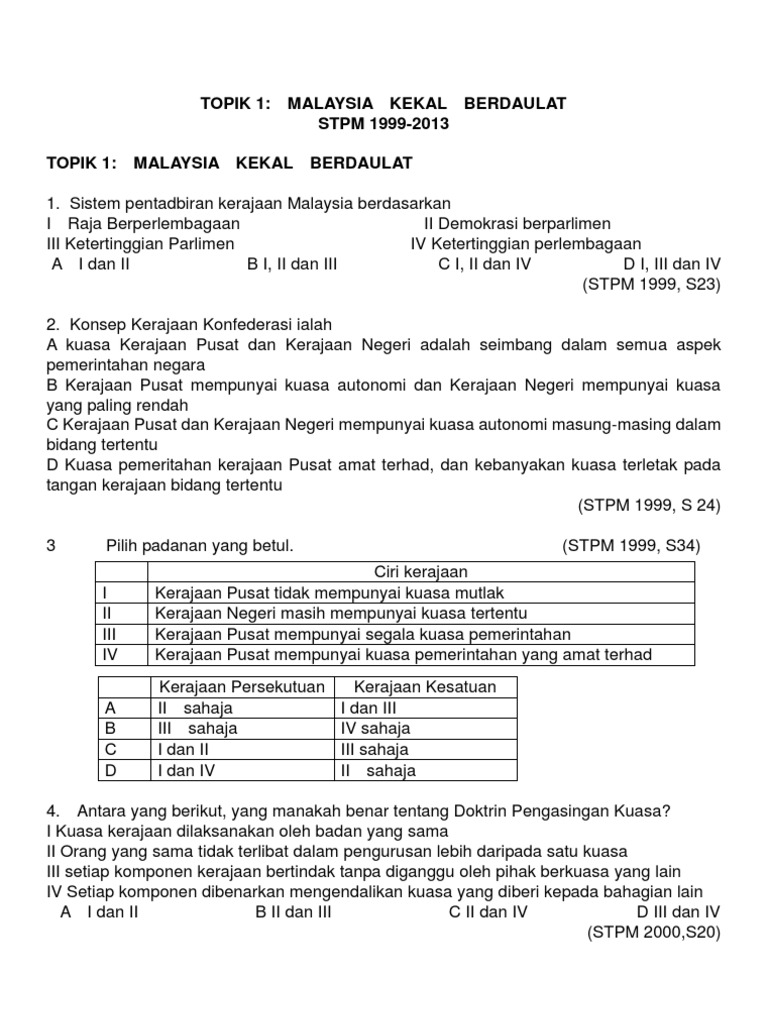 Soalan Objektif Bab 1  PDF