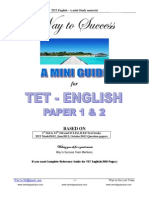 TET English Mini Study Guide