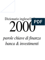[Trading eBook] Dizionario Di Finanza Inglese-Italiano