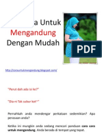 Cara Cara Untuk Mengandung Dengan Mudah