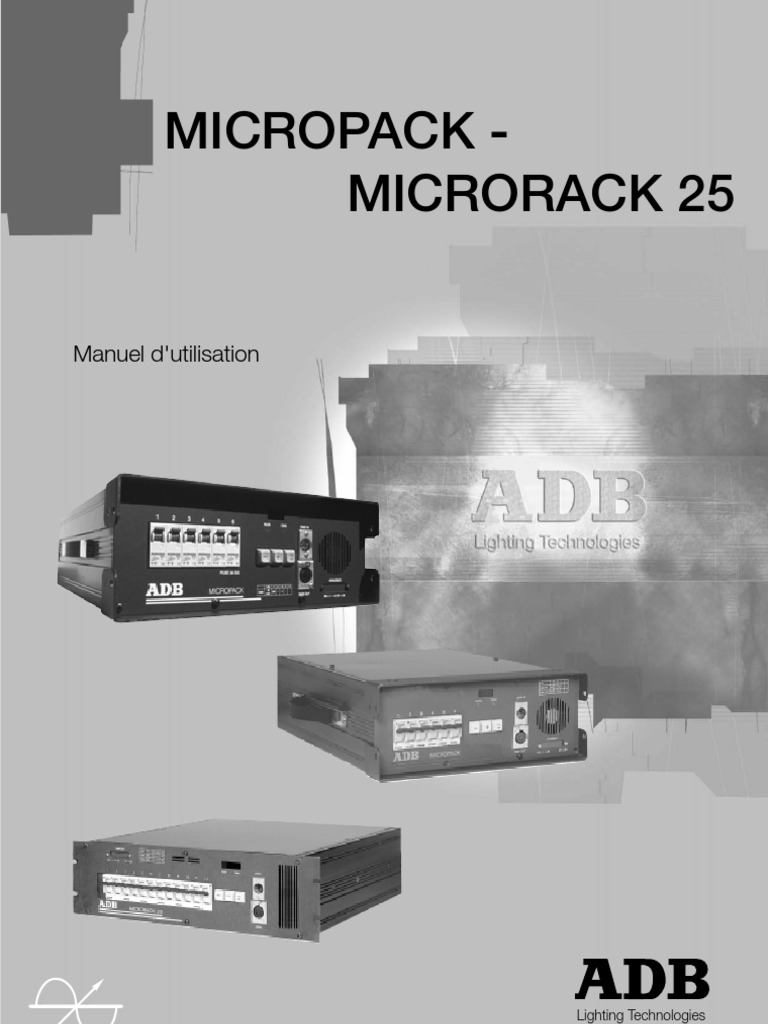 Manuel d'utilisation MICROPACK/MICRORACK | PDF | Ingénierie ...