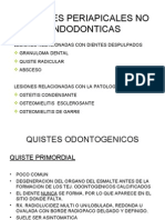 Lesiones Periapicales No Endodonticas