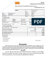 Student (Admission Form Fill Up Round)