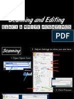 Scanning and Editing Black and White Negatives