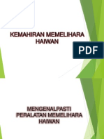 Kemahiran Memelihara Haiwan