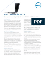 Dell Latitude E5530 Spec Sheet