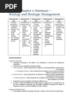 Chapter 9strategy and Strategic Management