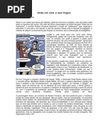 Texto 1 - Cada um com a sua língua