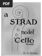 H S Wake - A Strad Model Cello Plans (Luthier-lutherie-Violin-cello) by Oganza