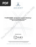 Intro To Solid Modeling I Ra-t-151-WF-01 PreProduction Inter