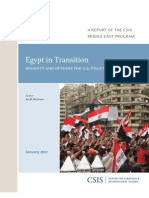 Egypt in Transition: Insights and Options For U.S. Policy