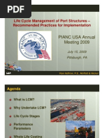 PIANC Life Cycle Management of Port Structures