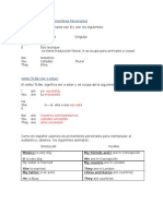 Personal Pronouns