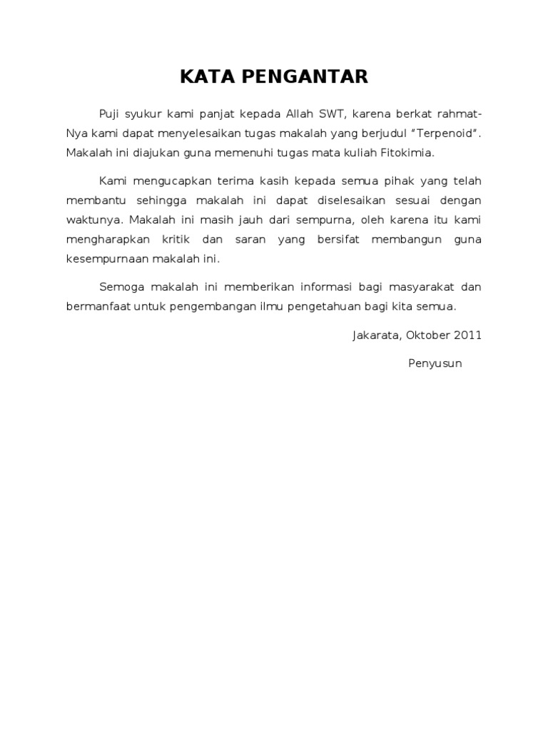 Contoh Kp Dan Penutup