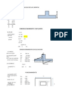 Calculo Zapatas Aisladas