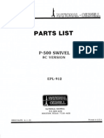 National P-500-8C Parts List PDF