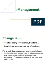 Change management thesis paper