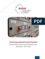 ENISA - Protecting Industrial Control Systems - Recommendations for Europe and Member States