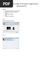 Download Tutorial Para Cargar El Firmware Original Para Motorola D3 by Martn Tinajero Rodrguez SN166049784 doc pdf