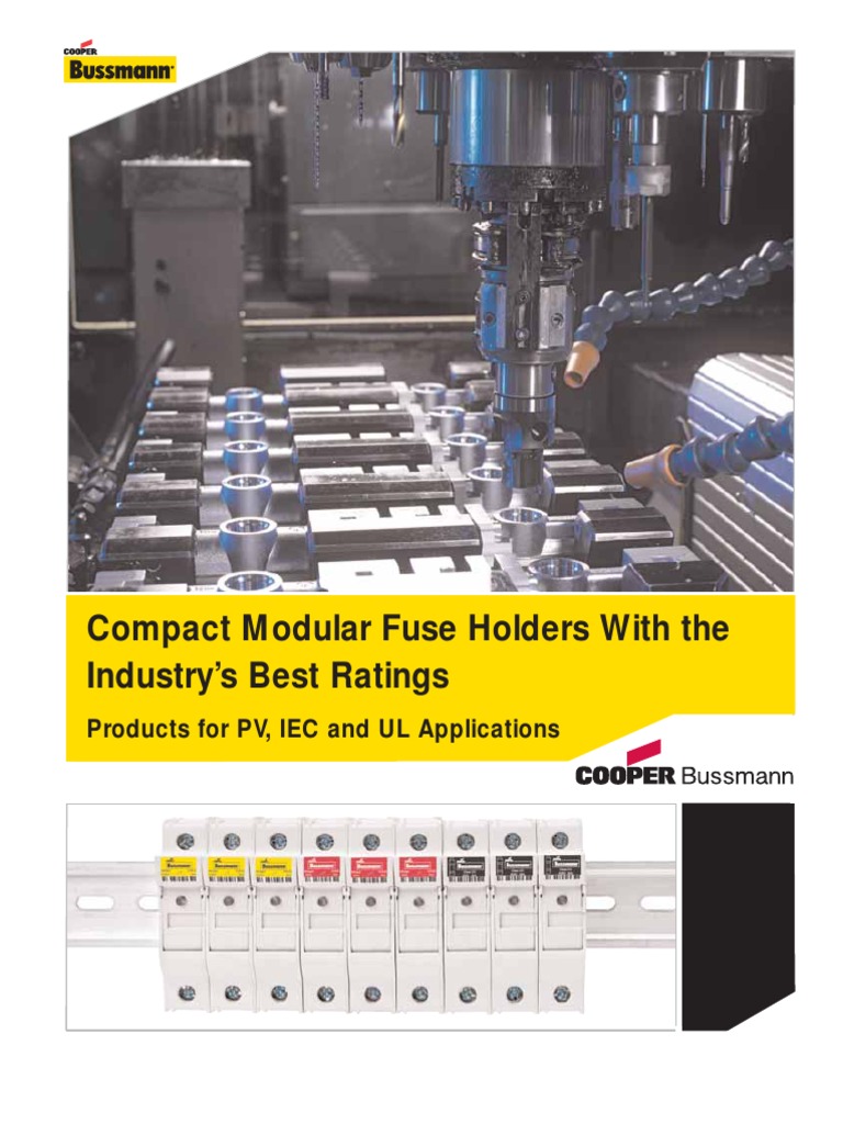 Bussman Fuse Holders PDF Fuse (Electrical) Programmable Logic