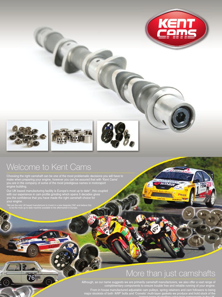 Kent Cams A5 2012 Automotive Industry Car