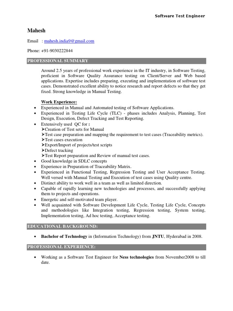 Software Testing Expertise | PDF