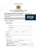 Registration Form For Youth Enterprises