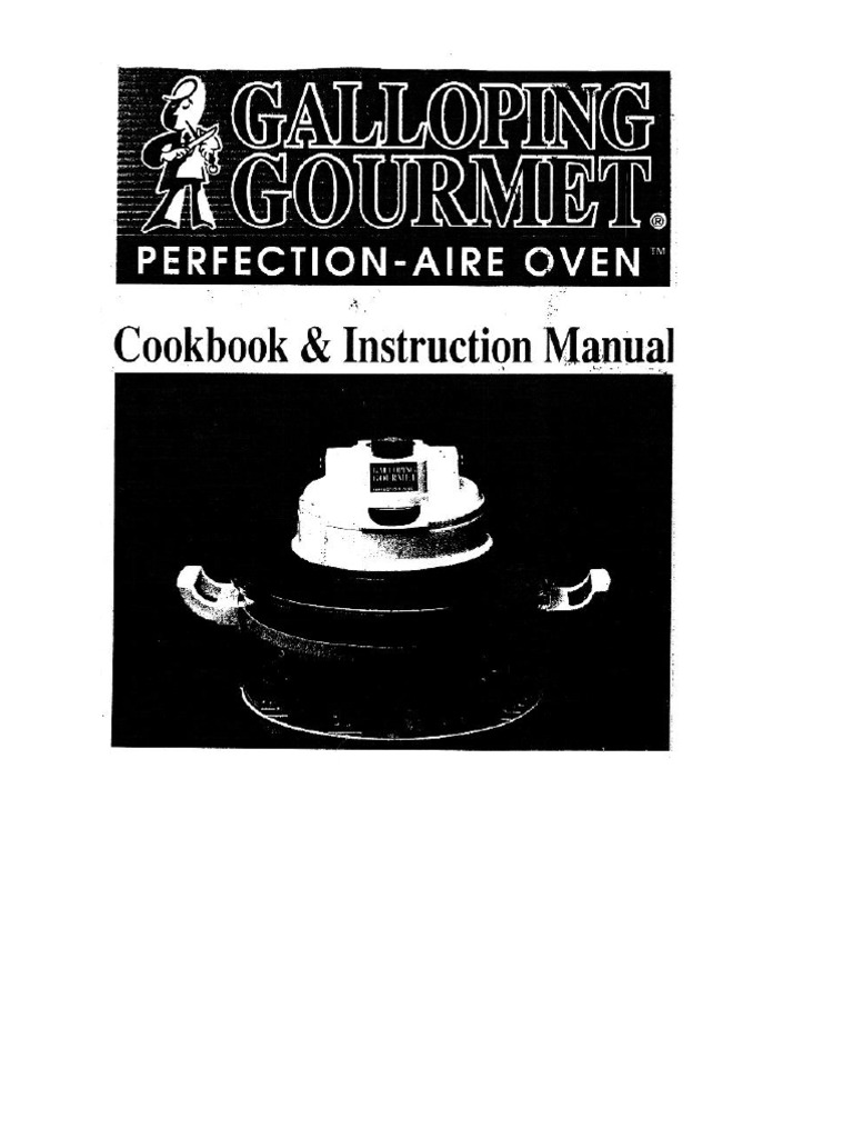 Galloping Gourmet Perfection Aire Manual PDF Roasting Grilling