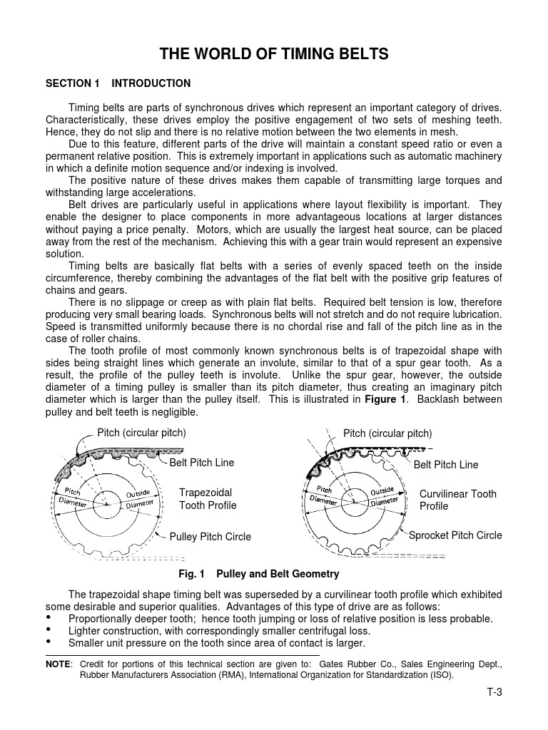 Timing Belts | PDF | Belt (Mechanical) | Gear