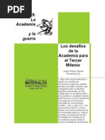 Los Desafios de La Academia en El Tercer Milenio