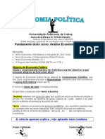 ECONOMIA POLITICA 1º SEMESTRE