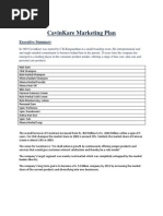 
 Marketing Plan for cavin kare