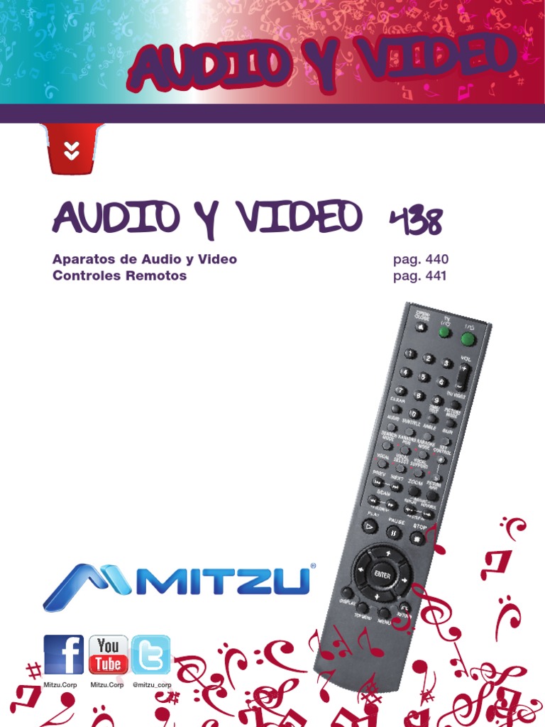 Catalogo 2013 de Mitzu en Audio y Video