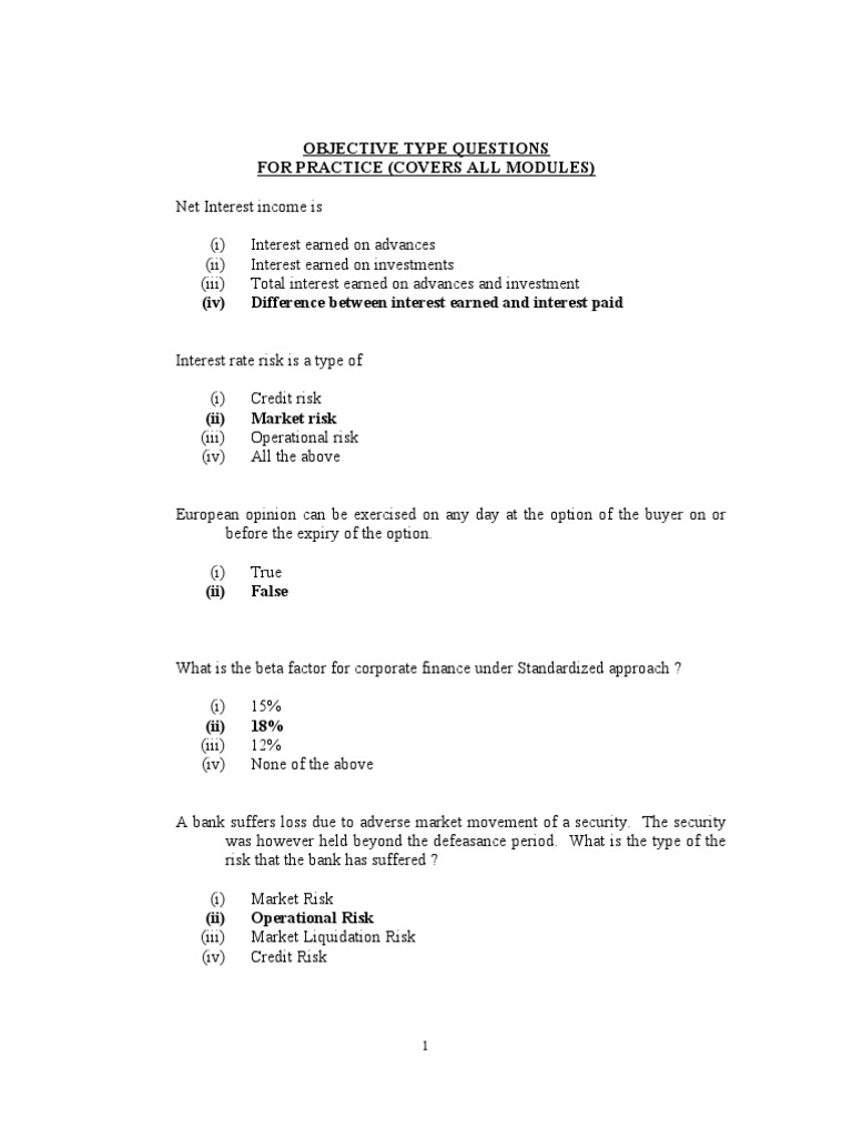 Caii BRM Model Questions Ravi | PDF