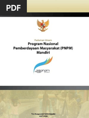 Pedoman Umum Pnpm Mandiri