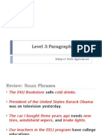 L3, 1.4 Paragraph Format