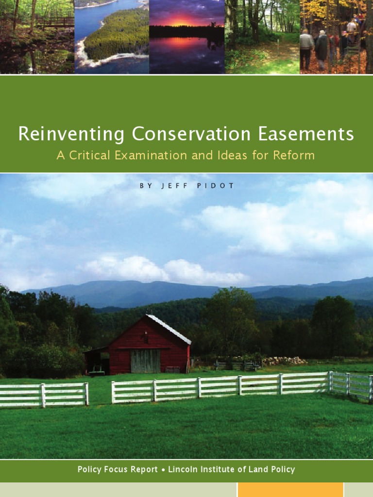 Reinventing Conservation Easements PDF Easement Public Good