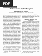 The Mechanism of Ethylene Perception