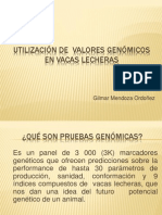 Utilización de Valores Genómicos en Vacas Lecheras