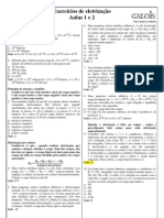 00 Exercicios de Eletrizacao Aulas 1 e 2RV