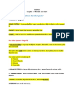 Science Chapter 2 Lesson Two - Items On Test