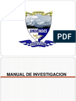 Manual de Investigacion Power Point