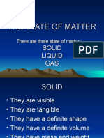 The State of Matter