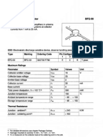 BFQ69 Datasheet RF NPN