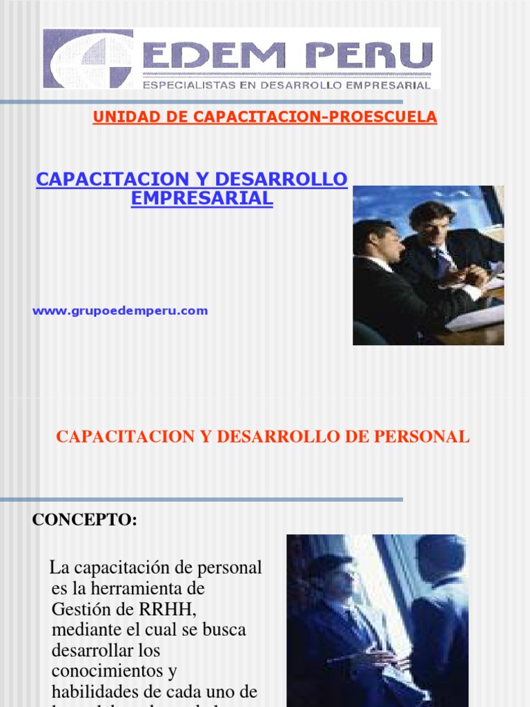 Capacitación y Desarrollo de Personal | PDF | Evaluación | Aprendizaje