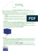 Ficha Estados de La Materia 2°